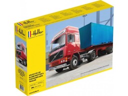 Heller 81702 Volvo F12-20 Globetrotter & Container semi trailer